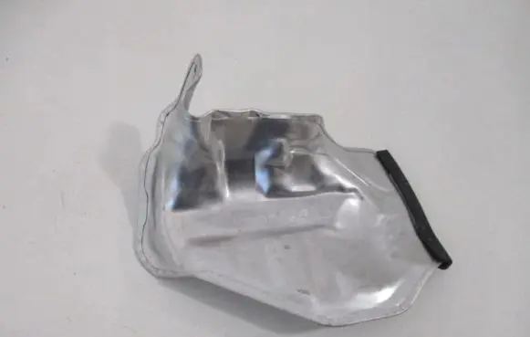 Heat shield in engine bay