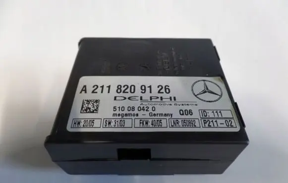 Mercedes-Benz CLK A209 C209 Alarm control unit/module A2118209126