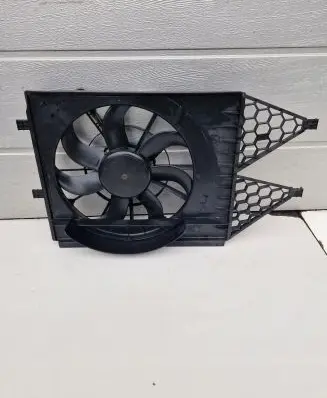 Volkswagen Polo V 6R Electric radiator cooling fan 6R0959455E 7P0121203C