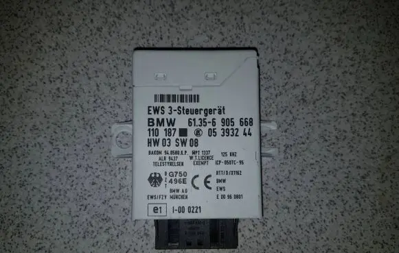 BMW 5 E39 Immobilizer control unit/module 61356905668 05393244