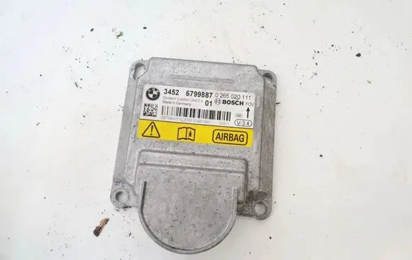 BMW 5 GT F07 Airbag control unit/module 34526799887 0265020111