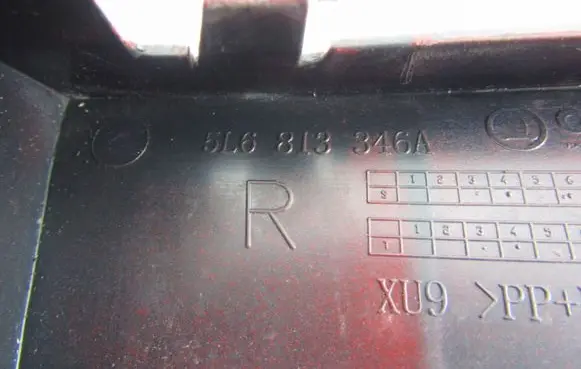 Rear/tail light trim molding