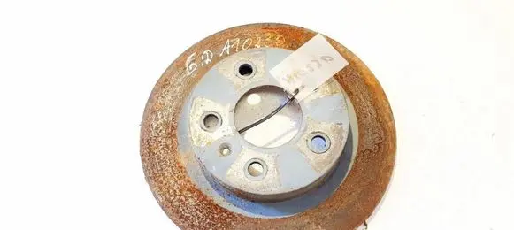 Opel Zafira B Rear brake disc neventiliuojamas