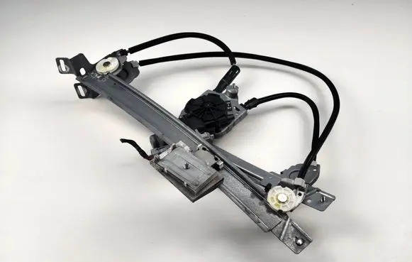 Opel Tigra B Front door window regulator with motor 93163588 93163588L