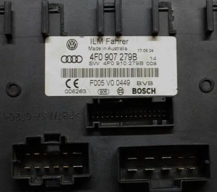 Audi A6 S6 C6 4F Central body control module 4F0907279B