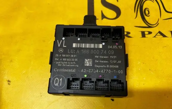 Mercedes-Benz GL X166 Door control unit/module A1669007409
