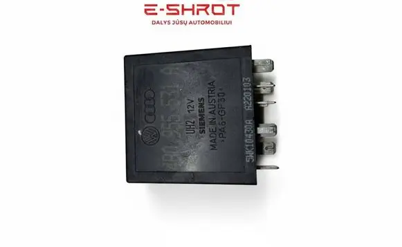Audi A3 S3 8L Window wiper interval relay 4B0955531A A220103 5WK10430A