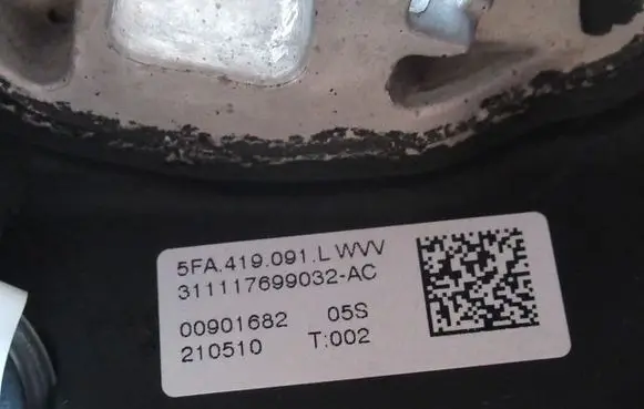 Seat Leon (5F) Steering wheel 5FA419091LWVV