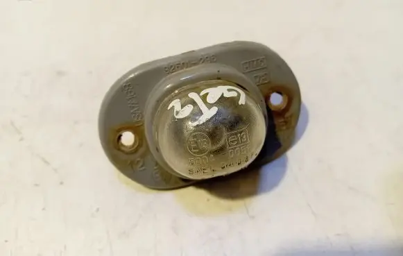 Number plate light