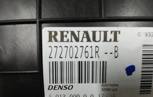 Renault Zoe Interior heater climate box assembly 272702761R 079326