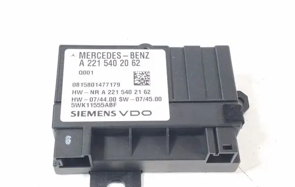 Mercedes-Benz GL X164 Fuel injection pump control unit/module A2215402062