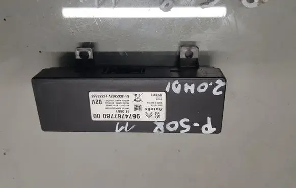 Peugeot 508 Bluetooth control unit module 9674767780