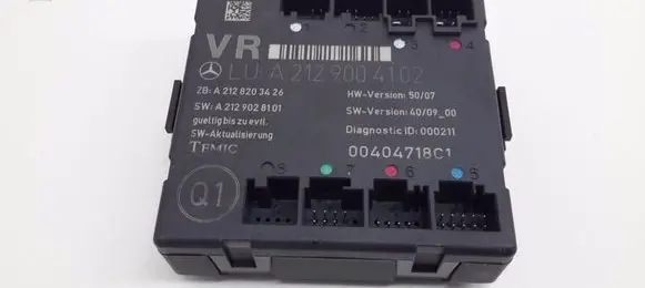 Mercedes-Benz E W212 Door control unit/module A2129004102