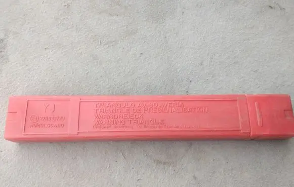 Emergency warning sign