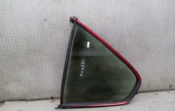 Rear vent window glass