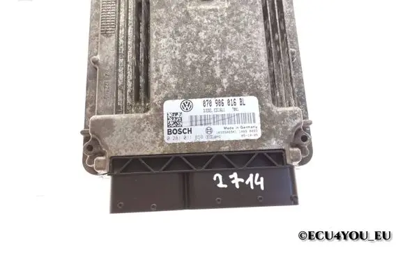 Volkswagen Touareg I Engine control unit/module 070906016BL 0281011859 1039S06941