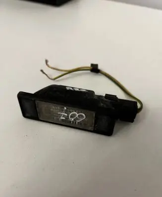 Peugeot 607 Number plate light 9635678580
