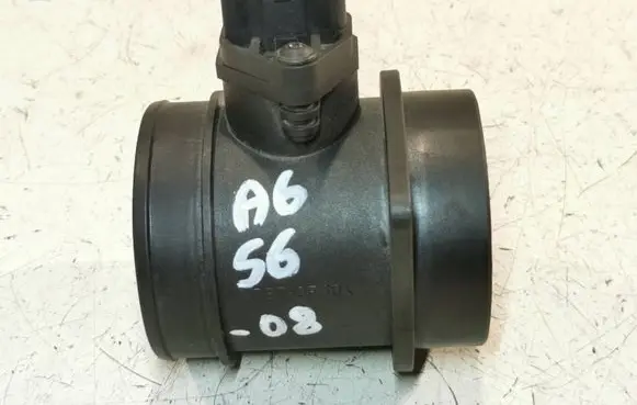 Audi A6 S6 C6 4F Mass air flow meter 07C906461A 0280218143