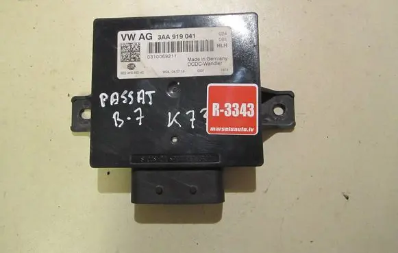 Volkswagen PASSAT B7 Power management control unit 3AA919041 0310069211