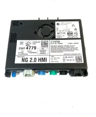 Opel Insignia A GPS navigation control unit/module 23474779 7609400139 2012DJ7497