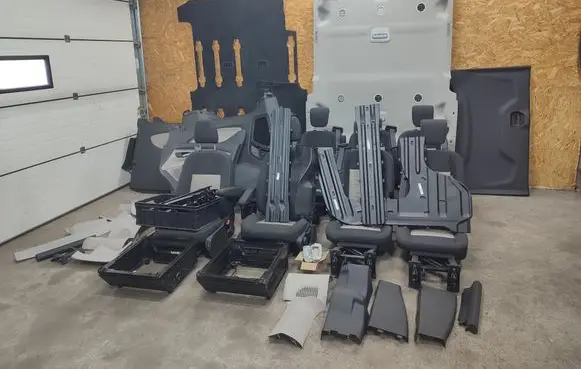 Ford Transit Custom Interior set BK21V13031CCW BK21B13052CBW BK2162452BW