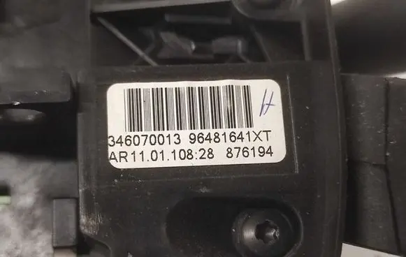 Citroen C4 Grand Picasso Wiper turn signal indicator stalk/switch 96656018XT 96481641XT 96591774XT