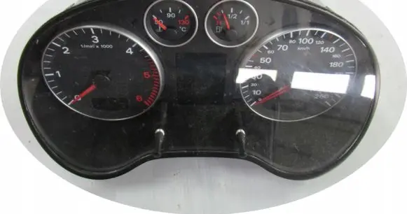 Audi A3 S3 A3 Sportback 8P Speedometer (instrument cluster) 8P0980930