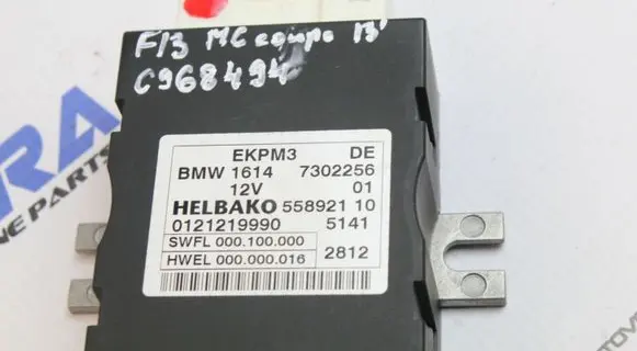 Fuel injection pump control unit/module