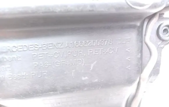 Mercedes-Benz ML W166 Engine compartment bulkhead A1666200378