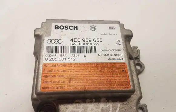 Audi A8 S8 D3 4E Airbag control unit/module 4E0959655 4E0910655 0285001512