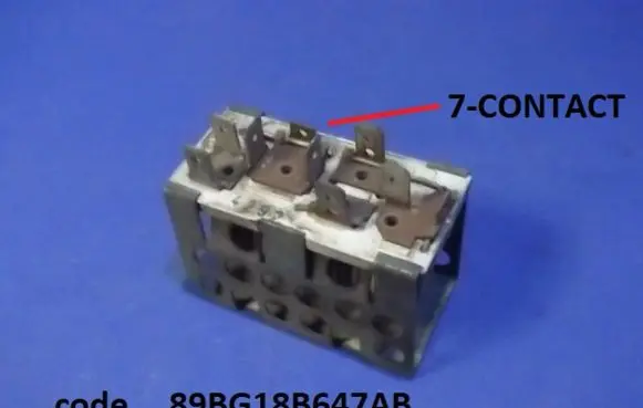 Ford Scorpio Heater blower motor/fan resistor 89BG18B647AB