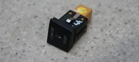 Volkswagen PASSAT CC Suspension ride height/mode switch 3C0927124