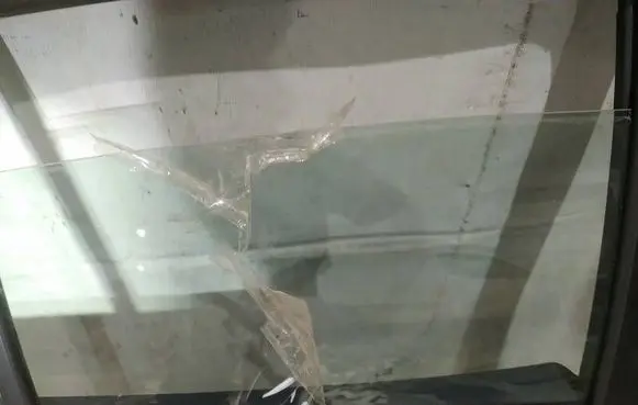 Rear door window glass