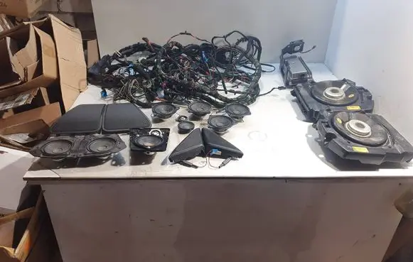 BMW 7 F01 F02 F03 F04 Audio system kit 9205185 9151971 9151972