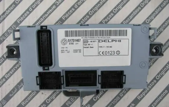 Fiat Doblo Central body control module 51731467 0326766