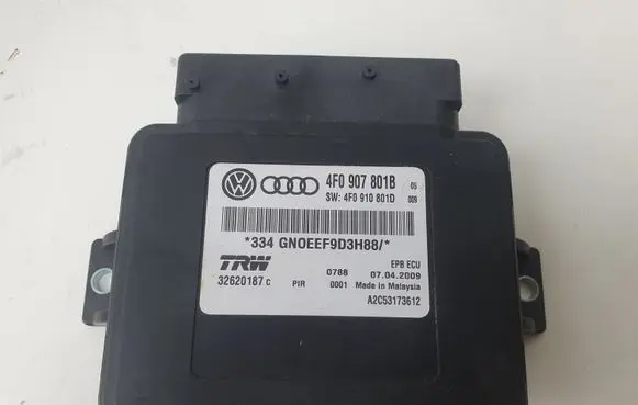 Audi A6 S6 C6 4F Hand brake control module 4F0907801B 4F0910810D A2C53173612
