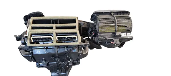 Interior heater climate box assembly