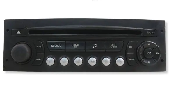 Citroen C5 Radio/CD/DVD/GPS head unit 9663080277