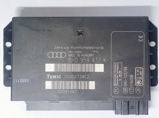 Audi A4 S4 B7 8E 8H Comfort/convenience module 8H0959433K
