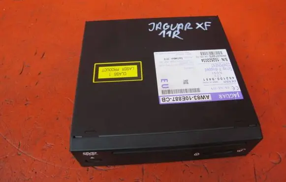 Jaguar XF X250 Navigation unit CD/DVD player AW83-10E887-CB