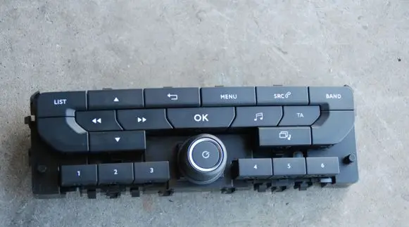 Citroen Jumpy Multifunctional control switch/knob 98120819ZD