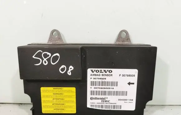Volvo S80 Airbag control unit/module 30798509