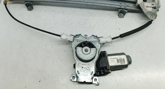 Front door window regulator with motor