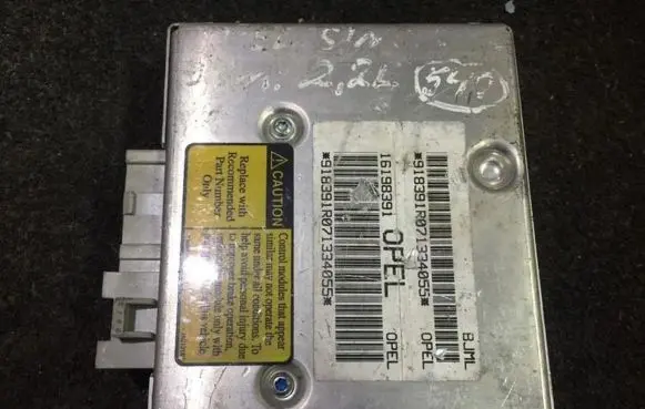 Opel Sintra Airbag control unit/module 16198391 BJML