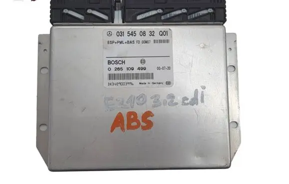 Mercedes-Benz E W210 ABS control unit/module 0315450832Q01 0265109499 DKDV29003996