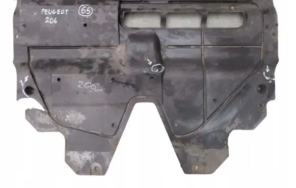 Peugeot 206 Engine splash shield/under tray 9643633680