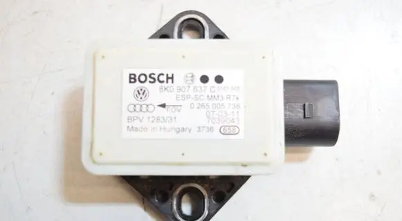 Audi A5 Sportback 8TA ESP acceleration yaw rate sensor 8K0907637C