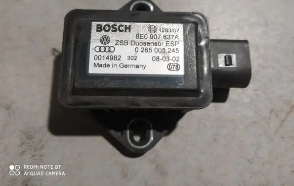 Volkswagen PASSAT B5.5 ESP acceleration yaw rate sensor 8E0907637A