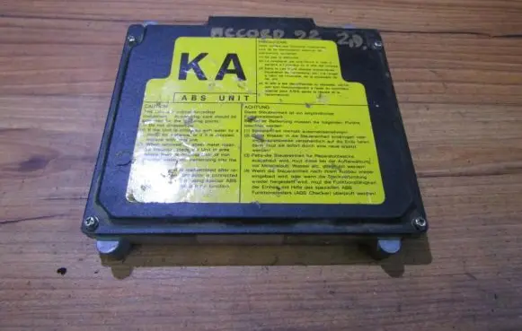 ABS control unit/module