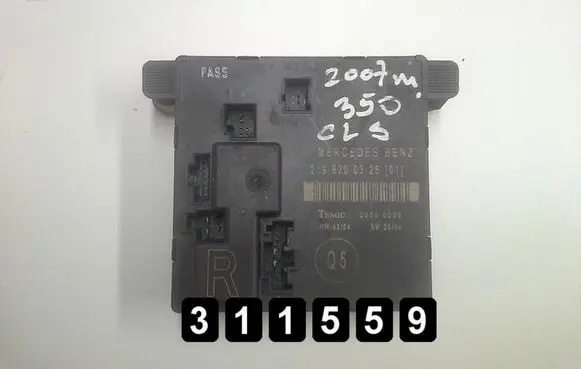 Mercedes-Benz CLS C219 Engine control unit/module 2198200326